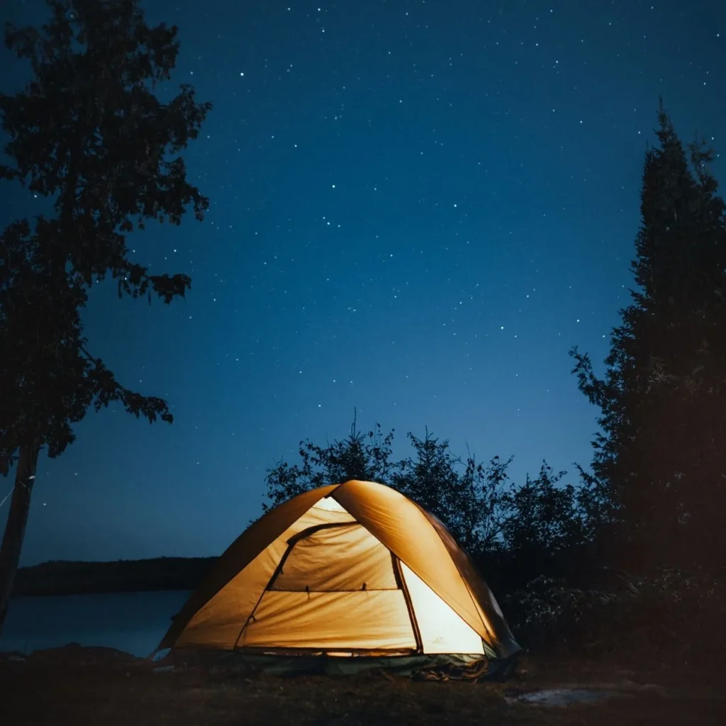 acampar al aire libre