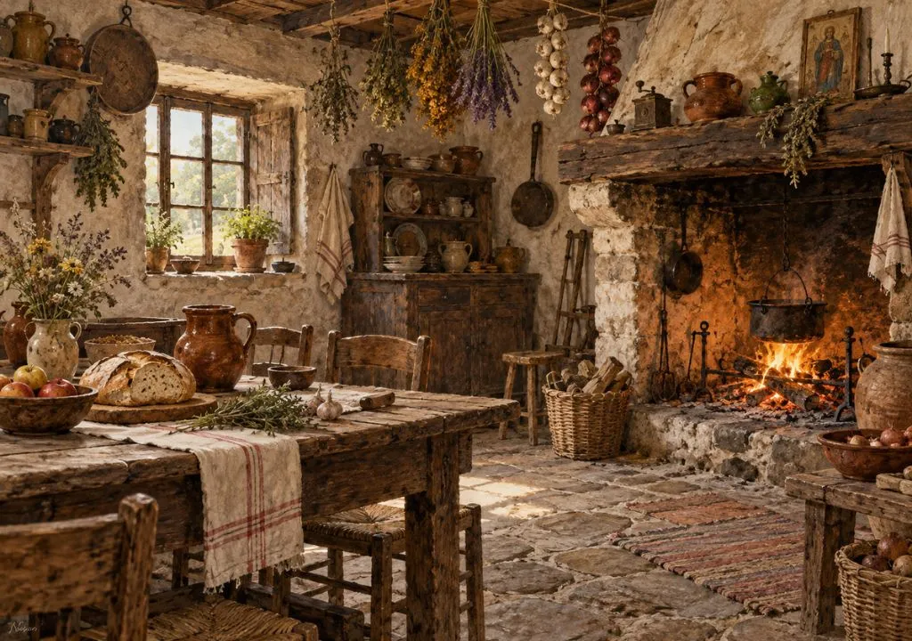 cocina de casa antigua 