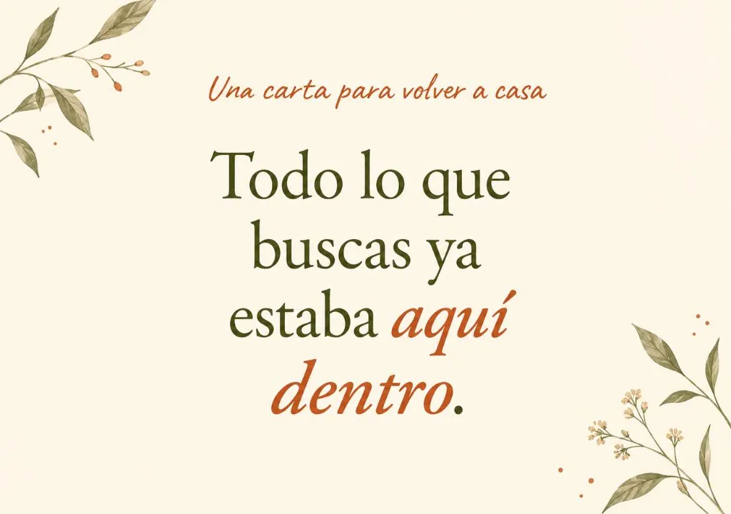 cartel: todo lo que buscas ya estaba aqui dentro